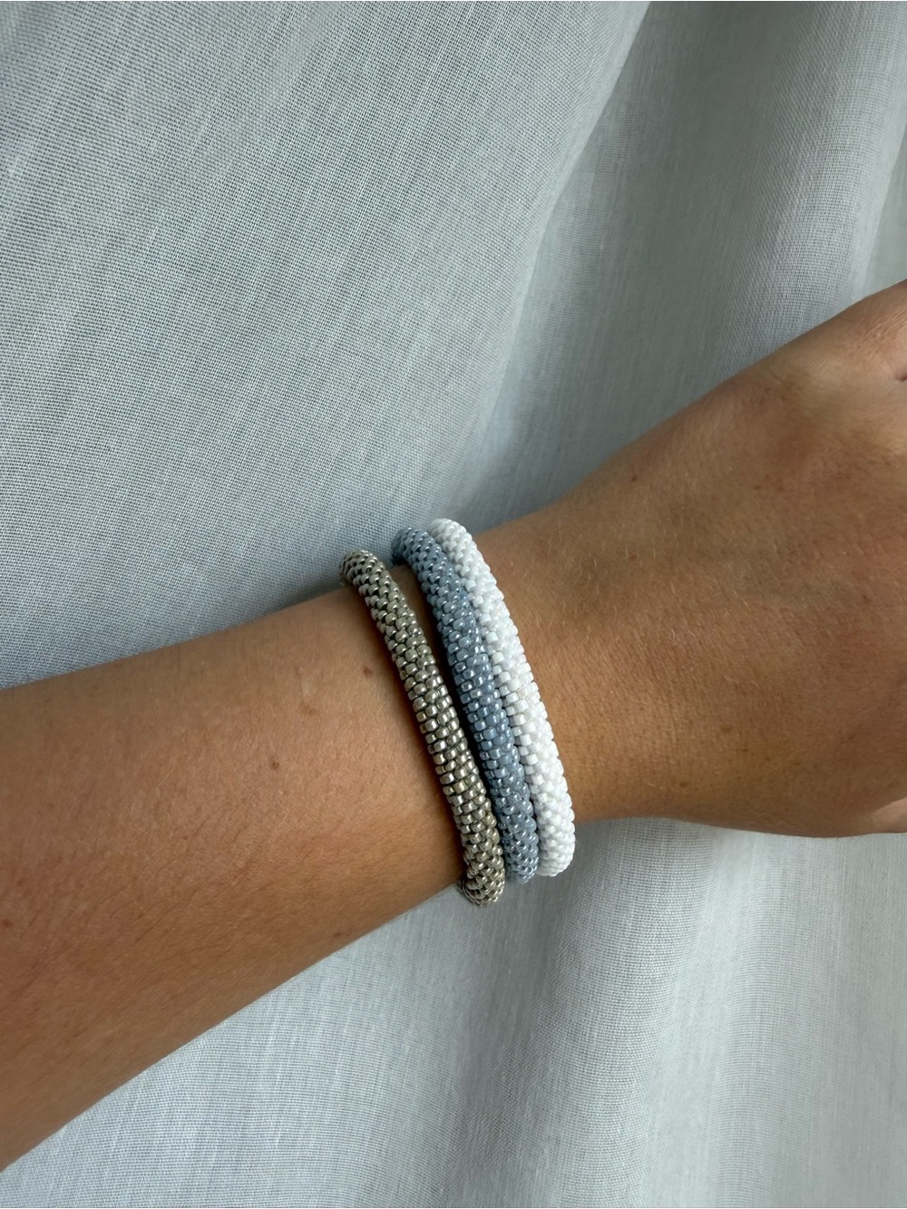 Set of 3 beaded bracelets